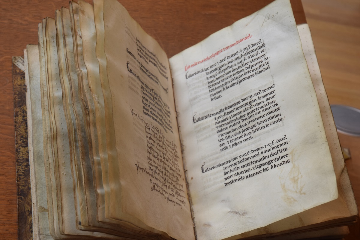 Restitution manuscrit 13e Tournai 1