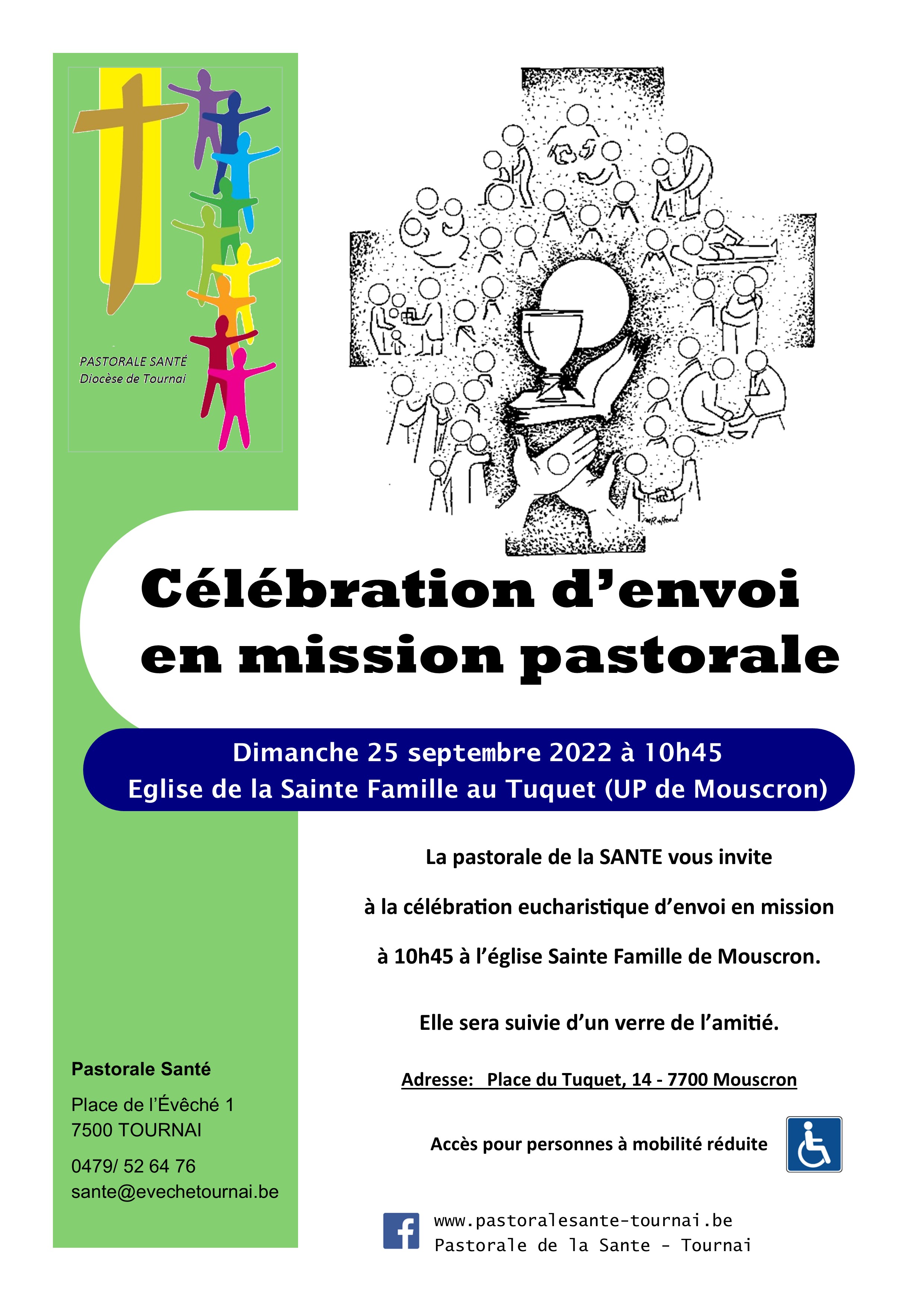 Invitation Messe envoi mission pastorale 2022